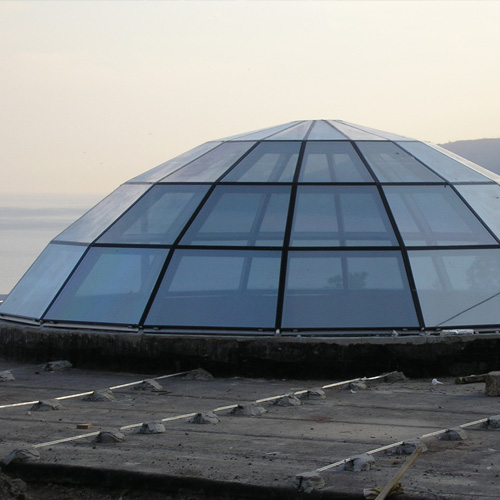 Ремонт стеклянного купола Руза