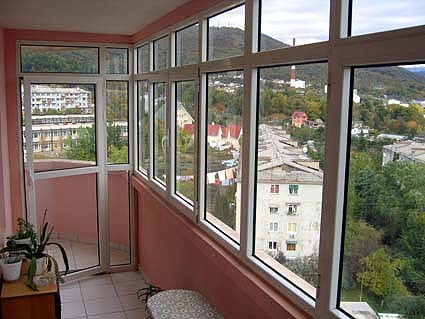 балконное пластиковое окно Руза